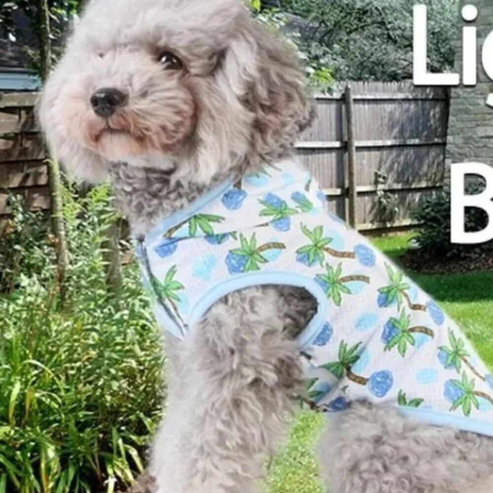 Tropical Hawaiian Dog Shirt XL NWT